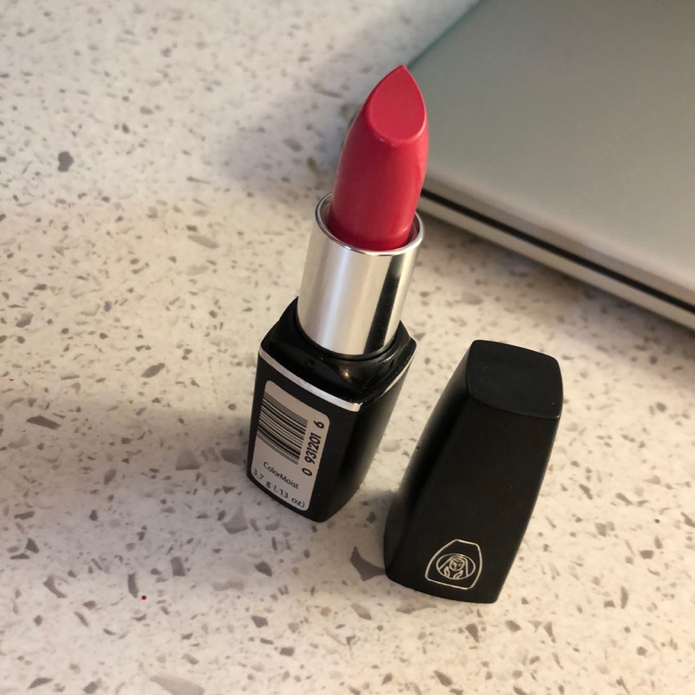 Oil of Olay hot pink lipstick